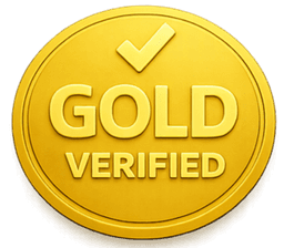 Golden Verification Badge
